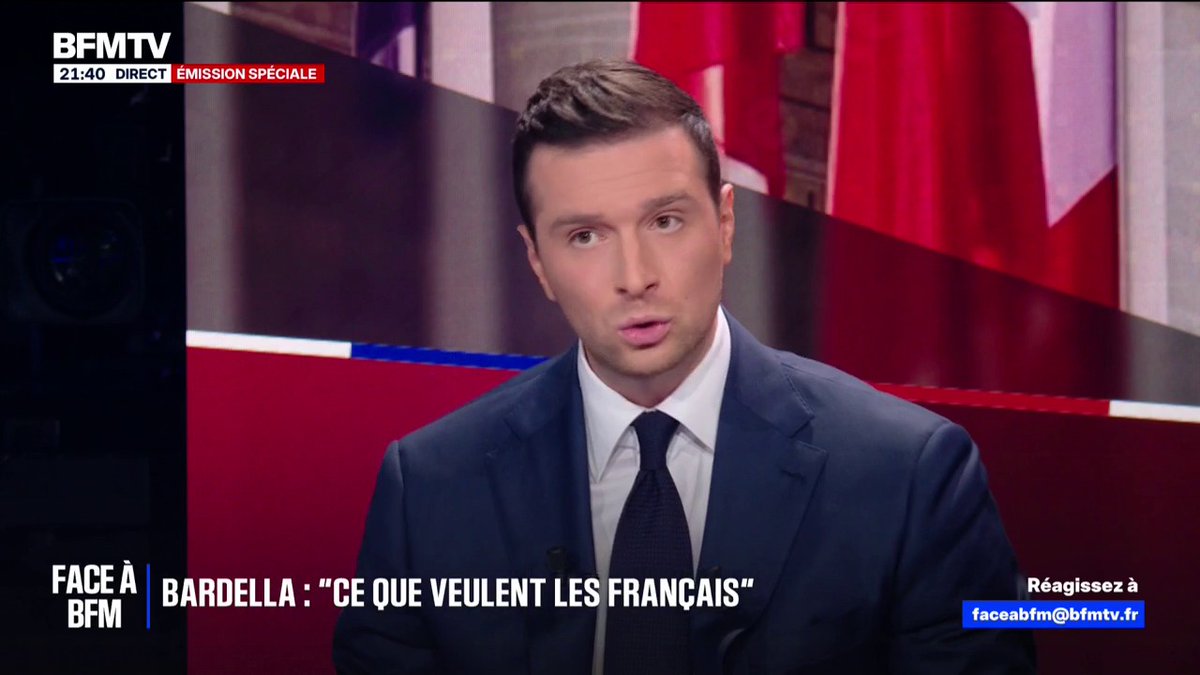 🔴🇫🇷 ALERTE INFO | Jordan Bardella souhaite interdire les réseaux sociaux au moins de 15 ans, comme Emmanuel Macron. Cela nécessitera donc une authentification pour se connecter sur les réseaux sociaux.