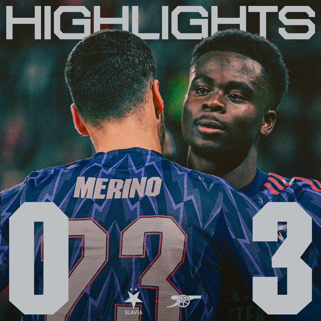 Our 100% record in this season’s UEFA UEFA Champions League continues ✊ Watch highlights from our 3-0 win over Slavia Prague 📺