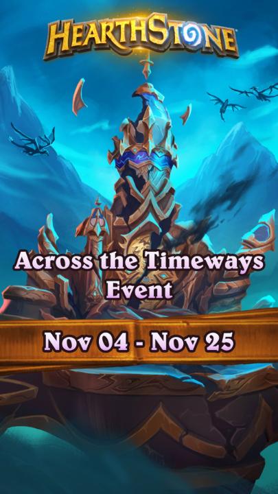 Chromie urgently needs your help! From now until November 25, you can kick some dragon butt and choose your path between the past, present, and future and obtain some fun rewards, including a Hero Skin based on the path you chose 🔥