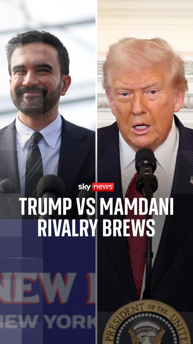 Zohran Mamdani had four words for Donald Trump following his election as New York Mayor: "Turn the volume up." The US President hit back with four words of his own: "And so it begins." James Matthews looks into the rivalry between the two leaders. 🔗