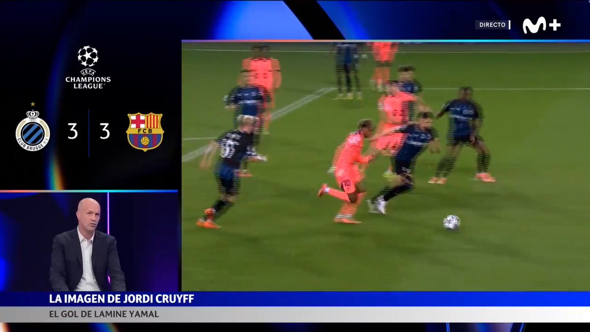 🪄 "Lamine ha reaccionado cuando su equipo más lo necesitaba. Su gol ha sido precioso" Jordi Cruyff, sobre el partido de Lamine Yamal. #LaCasaDelFútbol #UCL