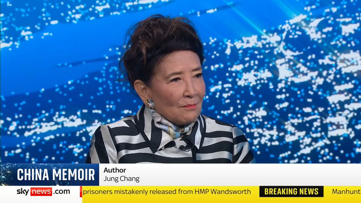 'I feared that I would be let in and may not be let out.' Acclaimed Chinese-British author Jung Chang talks to Yalda Hakim about her new book - Fly, Wild Swans - and explains why she is unable to return to China. Latest ➡️ 📺 Sky 501 and Virgin 602