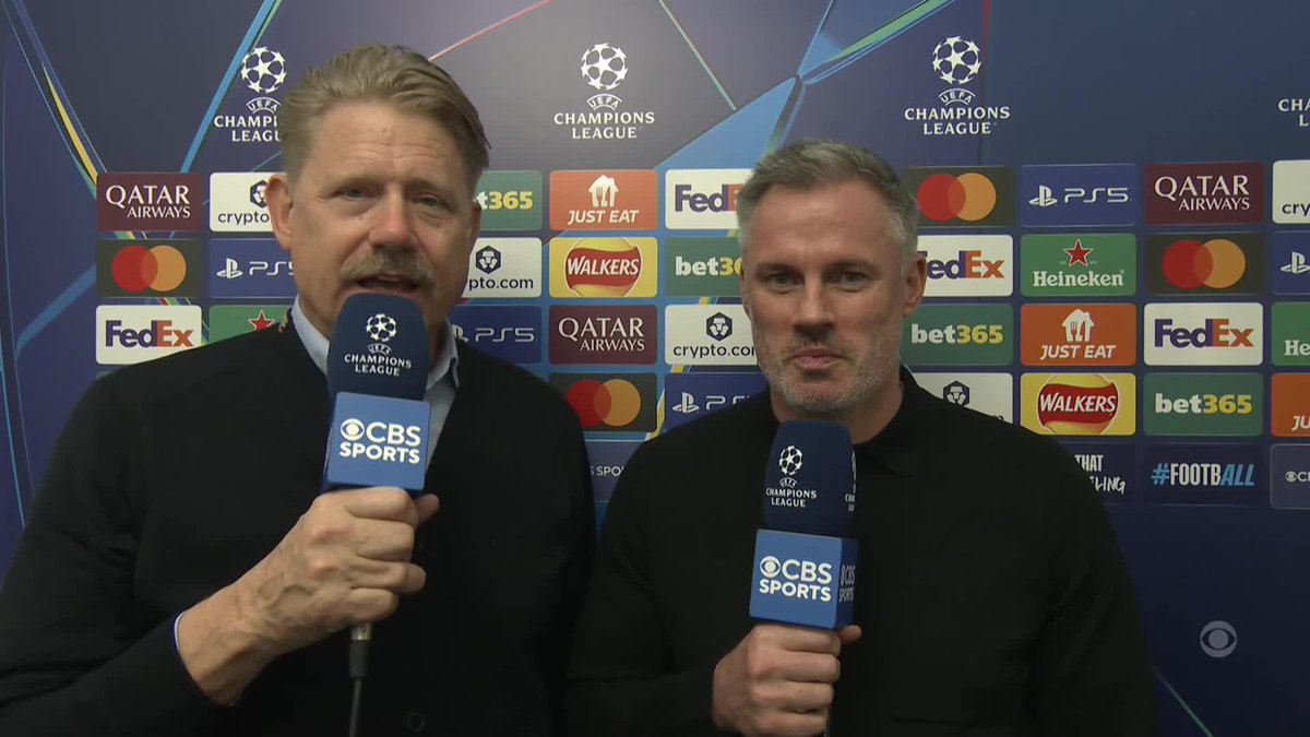 Myles from production really stepped in for Jamie Carragher 😅
