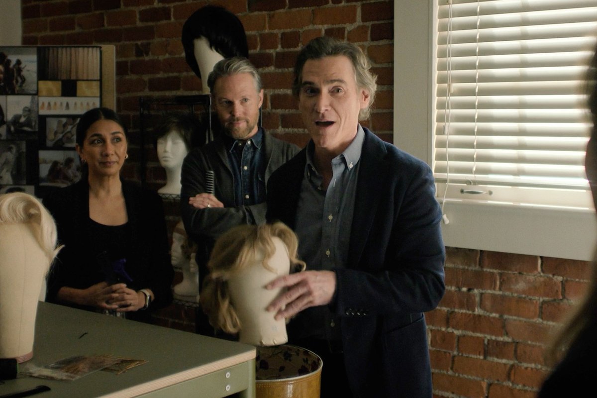 For a network executive, Cory Ellison has surprisingly strong opinions about wigs. #TheMorningShow — Now Streaming