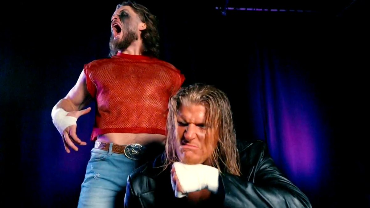 It's all tied up. Who takes the rubber match when Adrenaline Drip takes on Harley Riggins & Jax Presley TONIGHT on WWE Evolve at 8e/5p on Tubi? WATCH HERE ▶️: