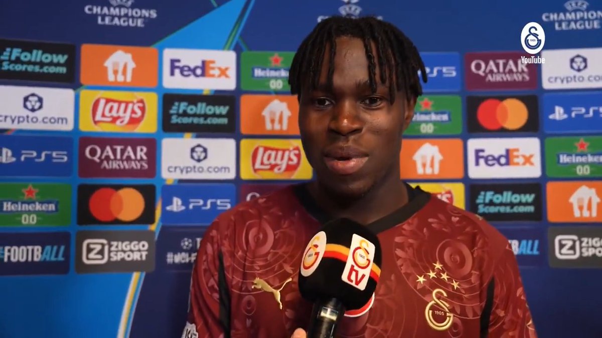 Wilfried Singo: "Biz Şampiyonlar Ligi'ne elenmeye gelmedik. Galatasaray'ın ne kadar büyük olduğunu göstermeye geldik!"