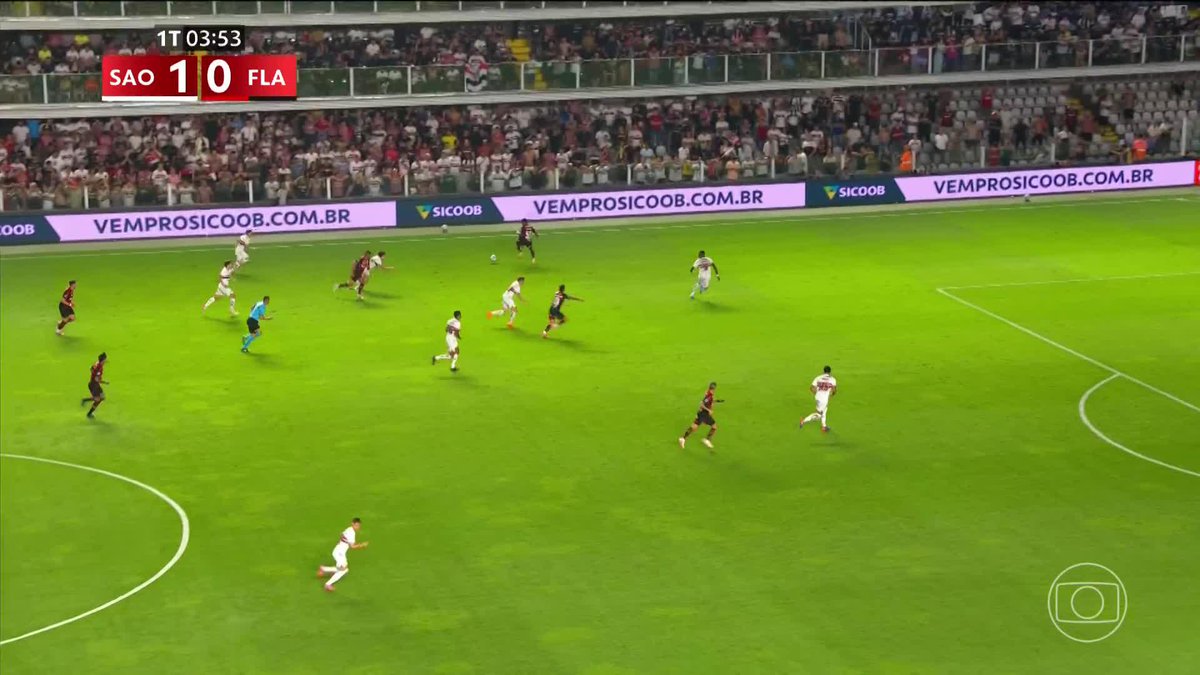 O pênalti para o Flamengo contra o São Paulo e o gol de Arrascaeta. Pênalti ou lance normal? 🎥 TV Globo 📺 | ge