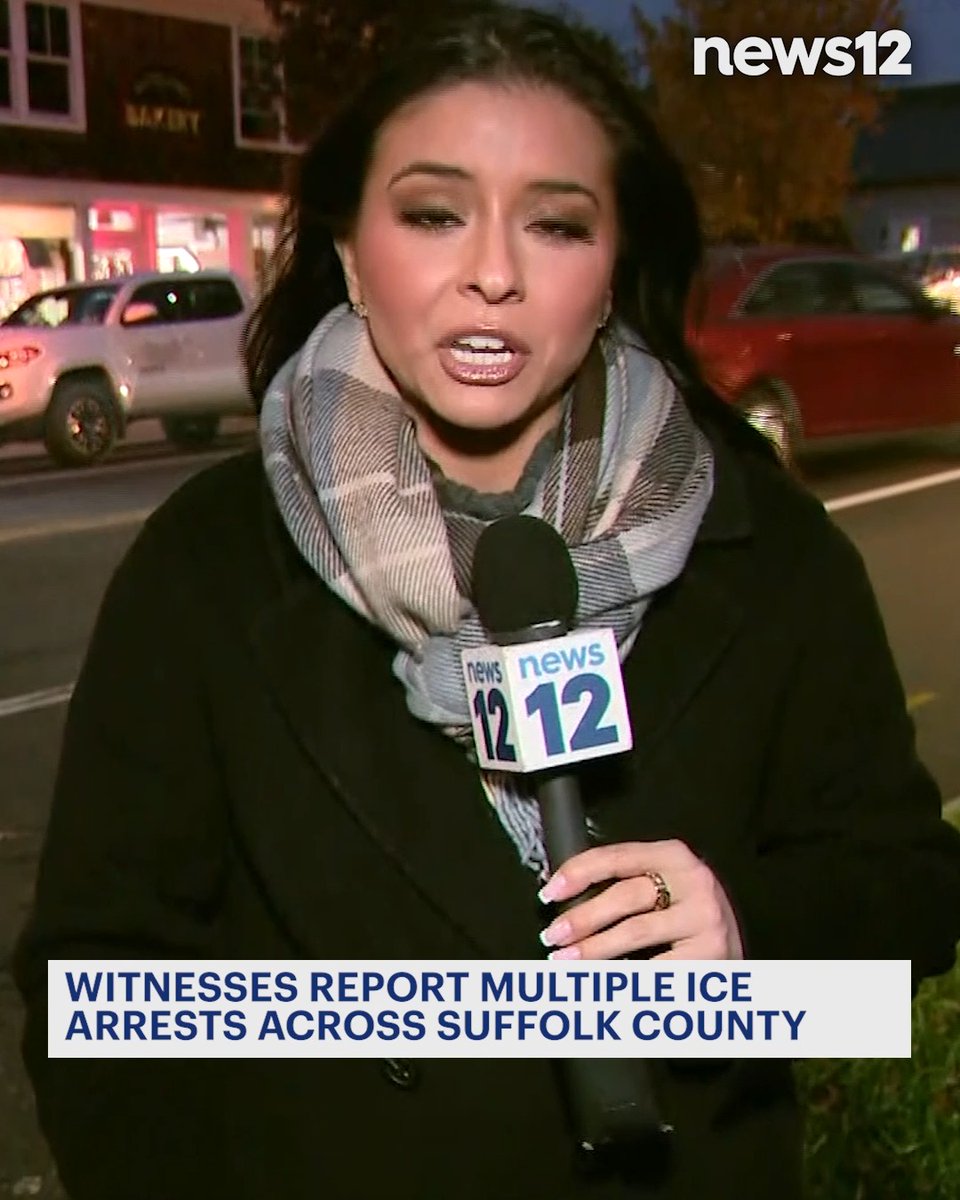 ICE ARRESTS: Witnesses say people were taken into custody by federal agents across Suffolk County, including a man outside a Colombian bakery in Hampton Bays. #News12 #News #News12LI #LI #LongIsland #LINews #ICE