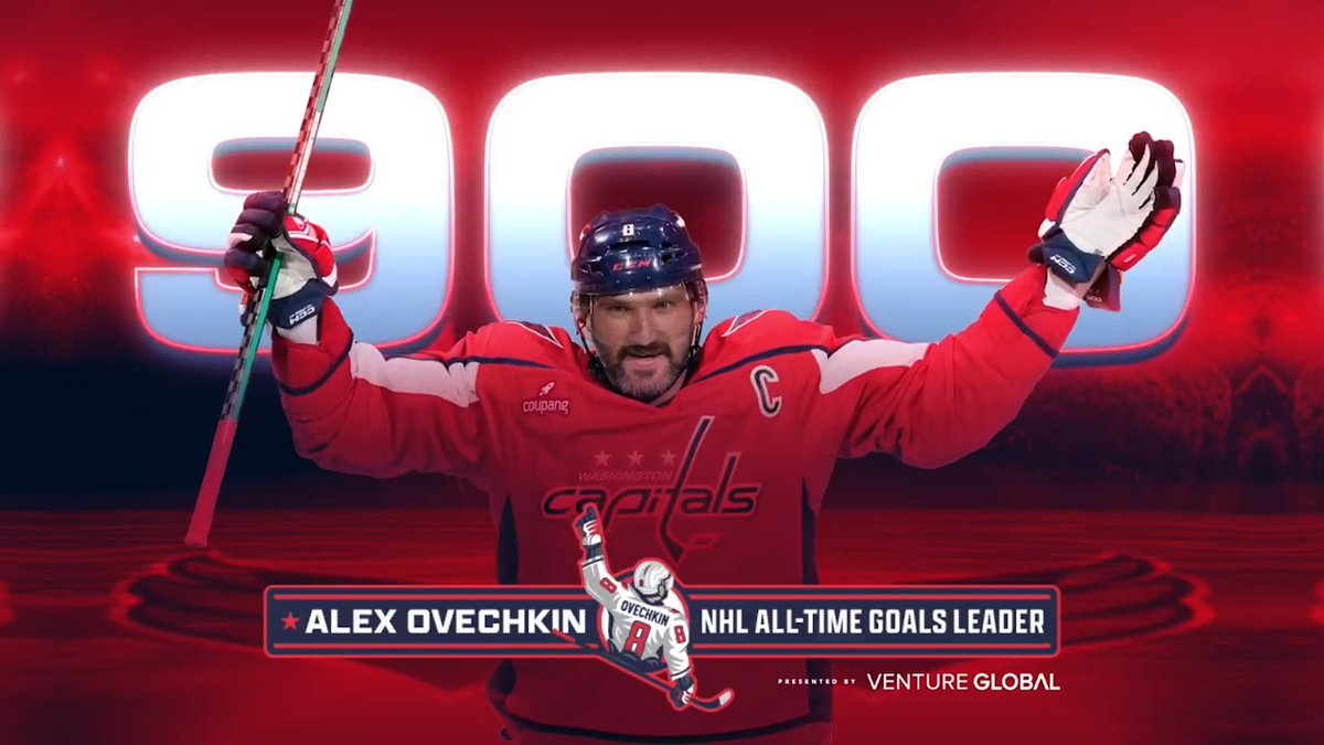 When you've reached the summit of every peak in this League, what else is there left to say? Congrats on 900, Ovi! #Gr8ness
