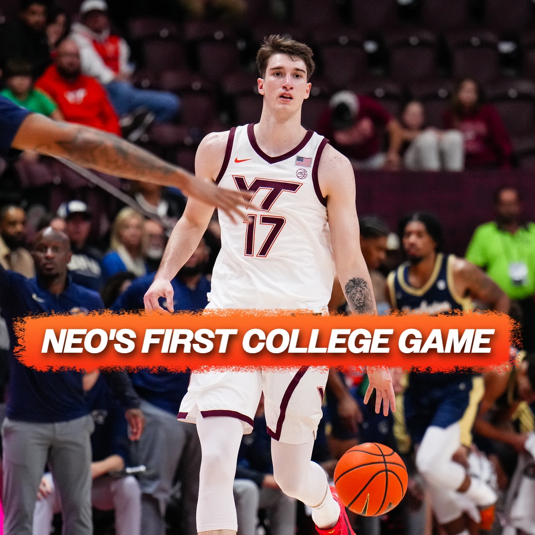Neo’s first one as a Hokie 🦃🎥🇬🇷 Neoklis Avdalas