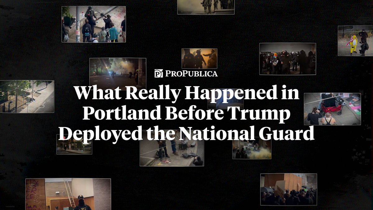 WATCH: We reviewed 700+ videos, hours of footage from ICE protesters and counterprotesters in Portland. Trump justified the deployment of National Guard troops by calling the city "War ravaged," with an ICE office under siege. That's not what we found: