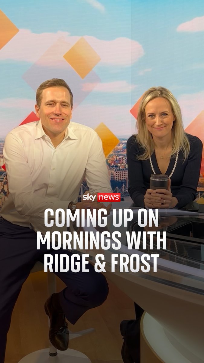 Another busy show! Sophy Ridge and Wilfred Frost give a quick rundown on what to expect... 🔴Hunt continues for released prisoners 👨💻Elon Musk's impact on the British right 📖What is the word of the year? Watch Mornings with Ridge & Frost from 7am: