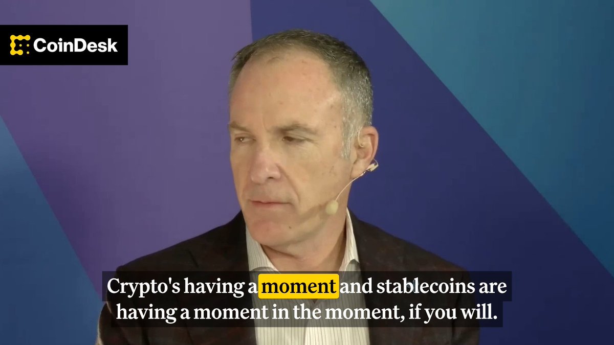 🎙️ Ripple Swell 2025: Jack McDonald (Jack McDonald) explains what's driving stablecoin growth: "We have some regulatory tailwinds specific to stablecoins around the GENIUS Act," giving institutions the clear signal to enter the market.