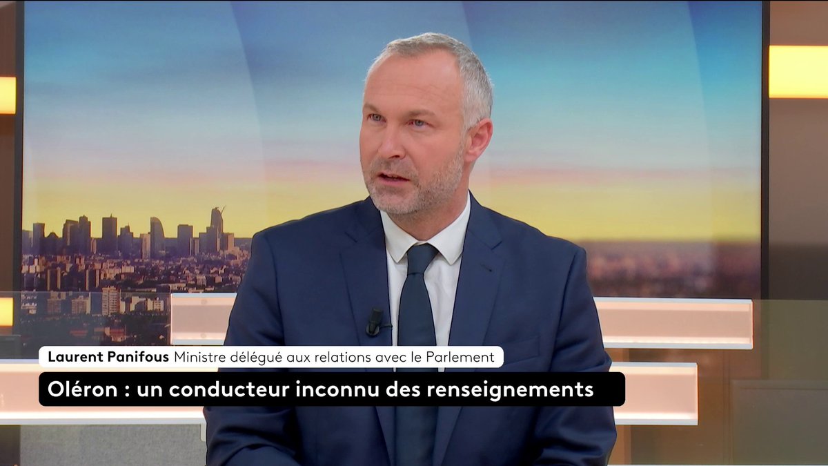 🔴🗣 Oléron : "il ne faut pas utiliser ce type d'événement à des fins politiciennes" Laurent Panifous, ministre délégué aux relations avec le Parlement, réagit aux propos de Sébastien Chenu (RN) hier à l'Assemblée, après qu'un automobiliste a fauché plusieurs personnes. #canal16