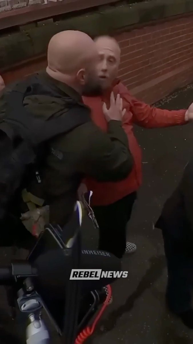 🚨 Leftist FAKES FALL to get my security ARRESTED Unfortunately for him... it was all CAUGHT ON CAMERA. Full video:
