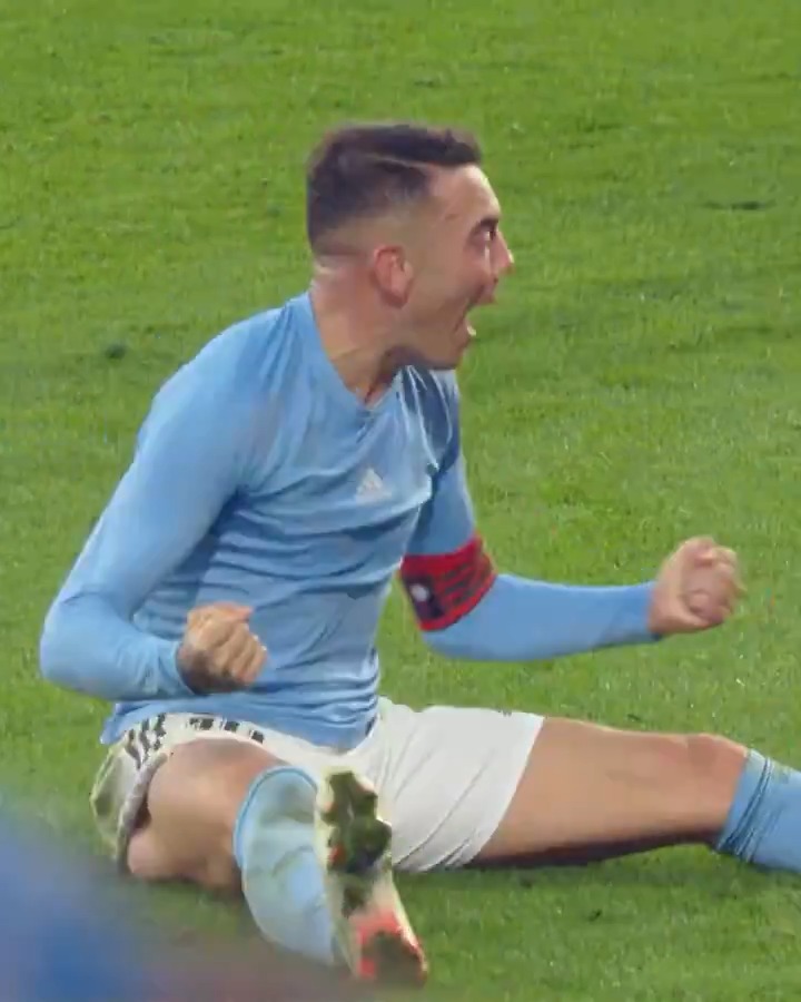 Euforia celeste. 🩵 Tal día como hoy, el @rccelta firmó una remontada para el recuerdo ante el Barça, con Iago Aspas Juncal y Nolito como protagonistas.