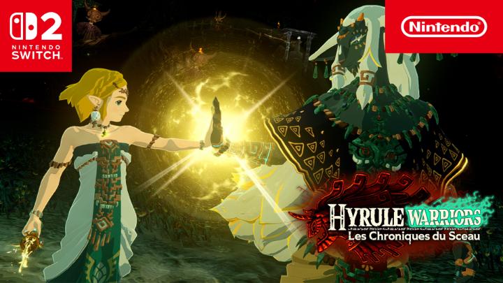 Plongez au cœur du conflit qui a conduit à The Legend of Zelda: Tears of the Kingdom. Hyrule Warriors : Les Chroniques du Sceau est maintenant disponible, exclusivement sur Nintendo Switch 2.