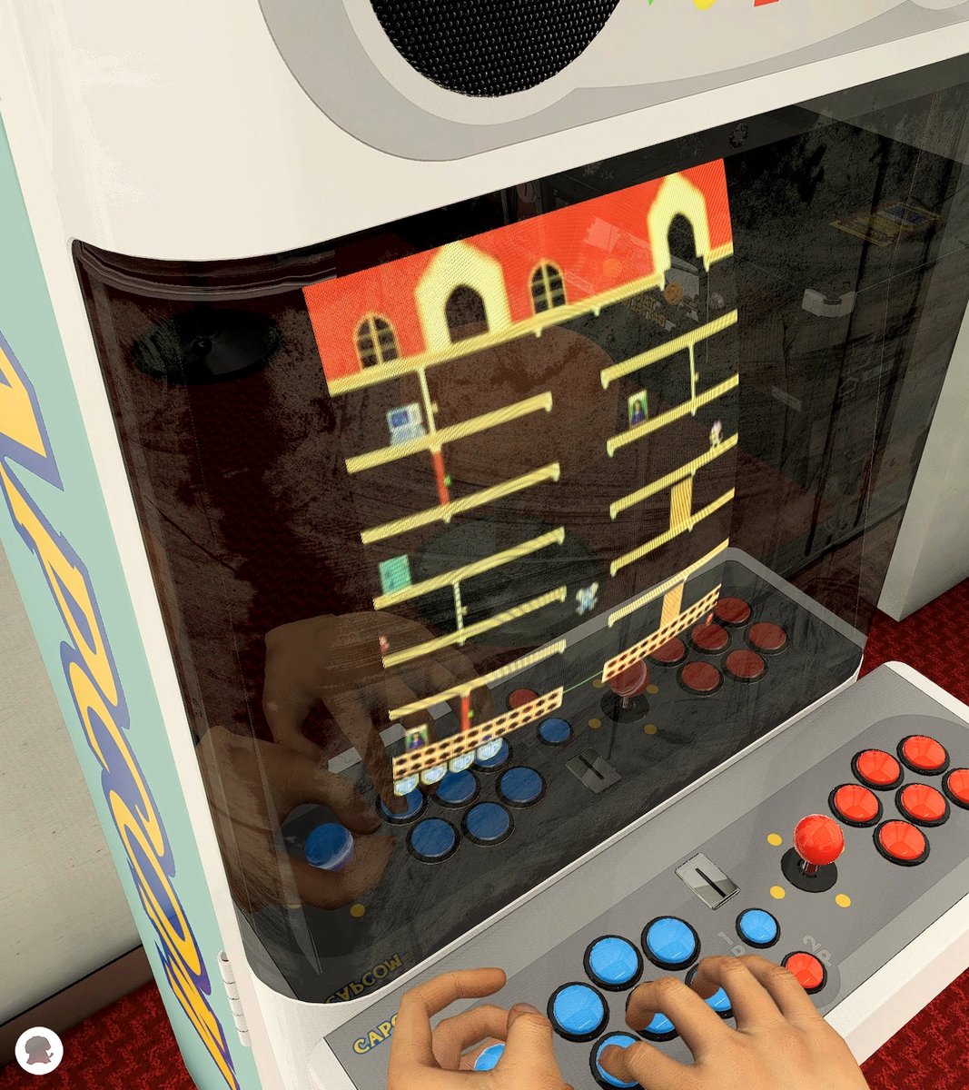 カプコンのカワイイ筺体 ミニキュート完成✨ #unity3d #90年代