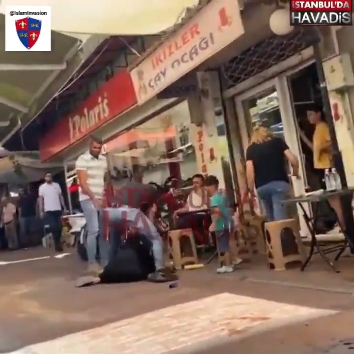 Forget women’s rights under Islamic rule! In Turkey, a man savagely beat his 6-month-pregnant wife in a crowded market as she screamed in agony and their little son sobbed. While bystanders coldly watched, carrying on almost as if nothing were happening. Finally was stopped!