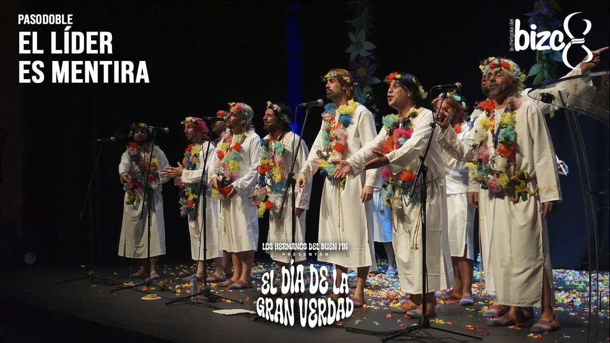 🎭 "...Habrá que volver a creer, habrá que volver a la calle. Habrá que ponerse un disfraz y seguir cantando a Cádiz en sus carnavales" El Líder nos dio gran coba en #ElDíaDeLaGranVerdad y de ahí nació este pasodoble nuevo: El Líder es mentira.