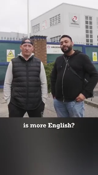 Which one is more English?