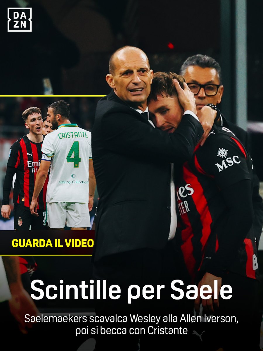 SAELEMAEKERS: ๐๐๐๐๐๐๐๐๐ "๐๐๐ ๐๐ ๐๐", poi la polemica con Guida ๐๐ฅ Scavalca Wesley alla Allen Iverson ๐๐ Dybala: "๐๐ฅ๐๐ฑ, ๐ฆ๐ ๐ฉ๐๐ซ๐๐ก๐' ๐๐๐ข ๐ฅ๐ ๐ฉ๐๐ ๐ฅ๐ข๐๐๐๐ข๐๐ญ๐?" Cristante: "๐ฝ๐๐๐๐ ๐ ๐๐๐๐๐
๐๐๐ ๐๐ ๐๐๐๐๐๐๐" ๐ค Davide Bernardi BordoCam #MilanRoma รจ disponibile ora su #DAZN! ๐ฒ #Saelemaekers
