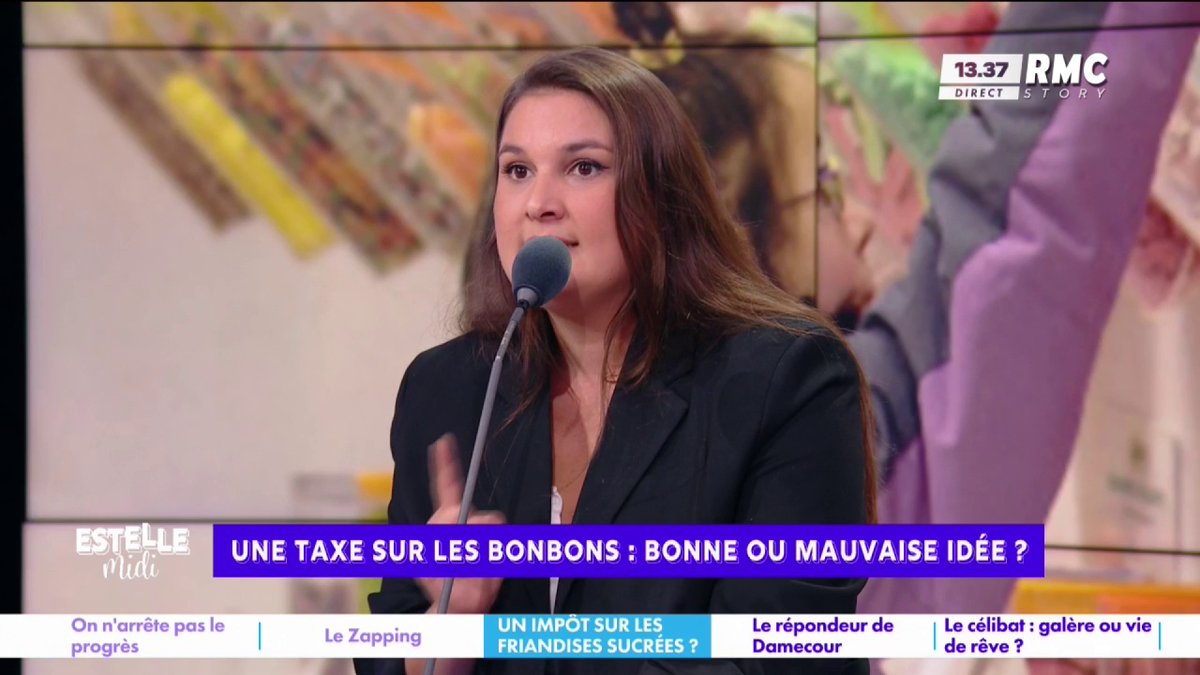 🍬 Une taxe sur les bonbons 🎙️ Juliette Briens : "Cet État est à vomir ! Mais éduquez vos gosses ! Ce n'est pas mon problème si votre enfant est gros ! On n'a qu'à mettre des amendes aux parents de gros... Que l'État arrête de se substituer au rôle des parents !" #EstelleMidi