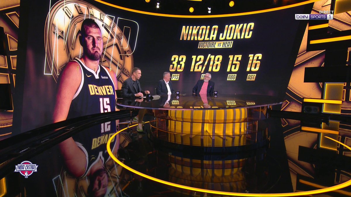 ⭐ Nikola Jokic est notre MVP de la nuit ! 🤣 Ils ne sont pas d'accord sur le plateau... #NBAextra