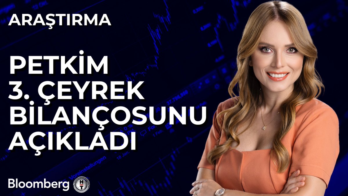 📍 Petkim #PETKM 3. çeyrekte 1,2 milyar TL zarar etti. Bloomberg HT Araştırma Analisti Sevcan Ersözlü (Sevcan Ersözlü) aktardı.