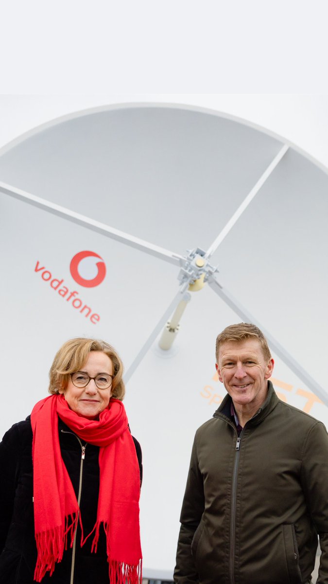 At the start of this year, we made a historic space video call from an area of no coverage using a standard mobile phone and commercial satellites built to offer a full mobile broadband experience 🛰️ Watch Tim Peake join us in unveiling our space to land gateway ⤵️