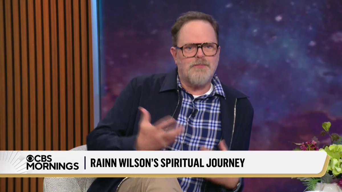 In his 20s, actor Rainn Wilson says he “was going through a lot of anguish,” including anxiety, depression and addiction, and he sought out books about spirituality to help guide him through that period of life. Those struggles inspired, in part, his new book, “Soul Boom Workbook,” which he says is the kind of book he wished he had had as a young adult.