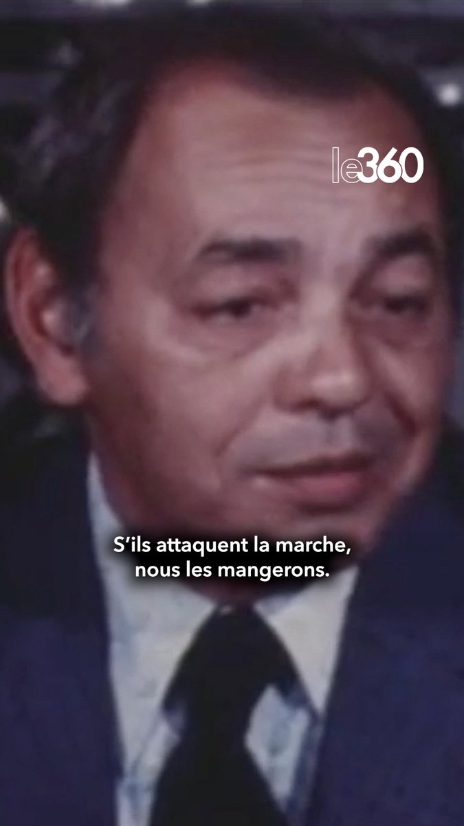 🇲🇦💬 « S’ils attaquent la Marche, nous les mangerons. » Quand feu le roi Hassan II expliquait sa vision de la Marche Verte à la presse étrangère.