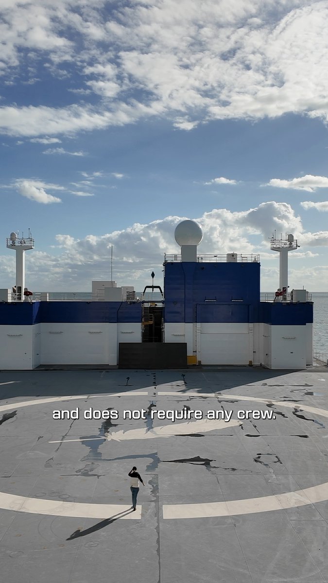 Jacklyn departed for New Glenn's second launch last night. Watch how our landing platform vessel supports booster recovery.