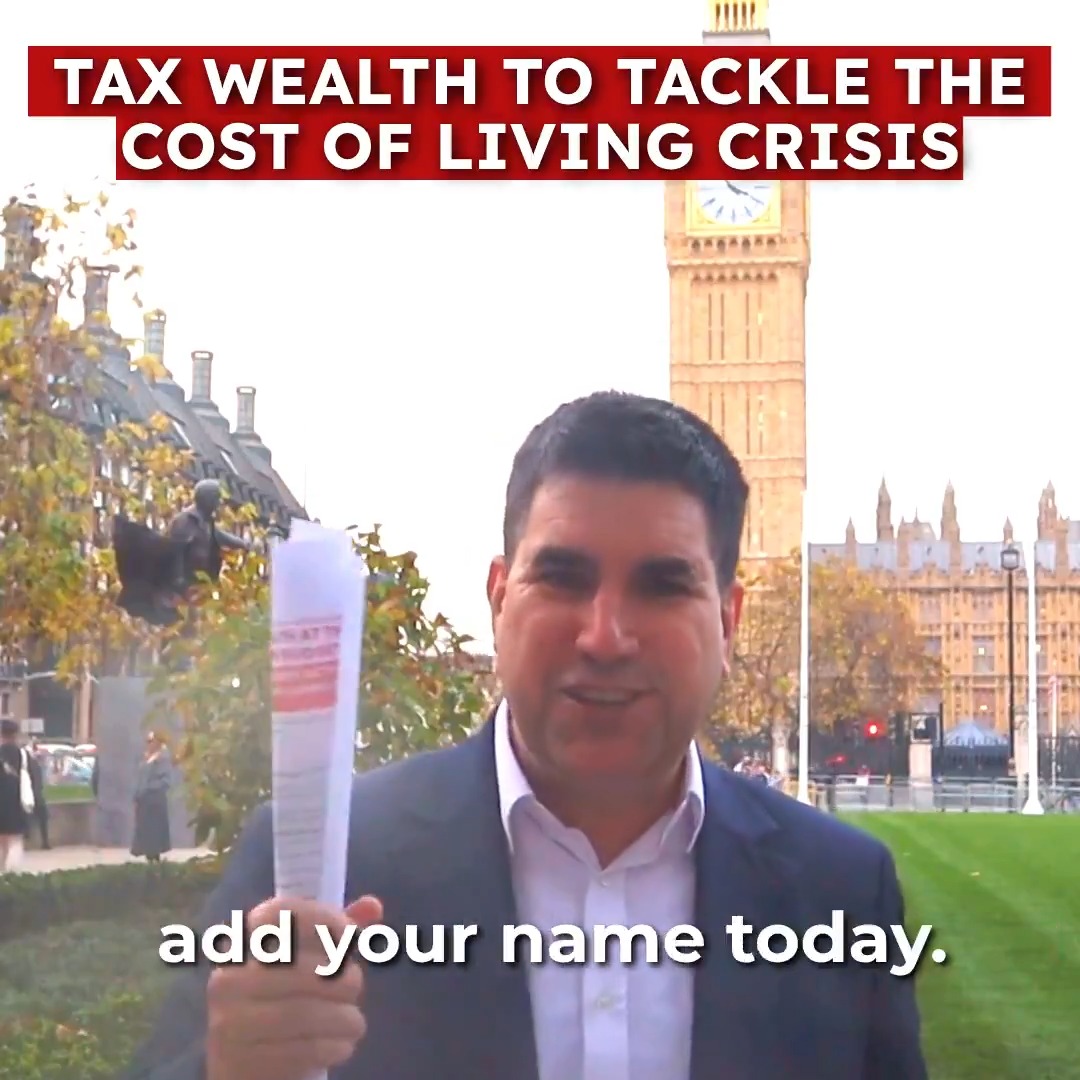We don’t have to live in a country where millions are hit by a cost-of-living crisis - while the super-rich get wealthier by the day. At the Budget, I’m calling on the Government to tax wealth and give people the help they need. ✍️ Add your name today.