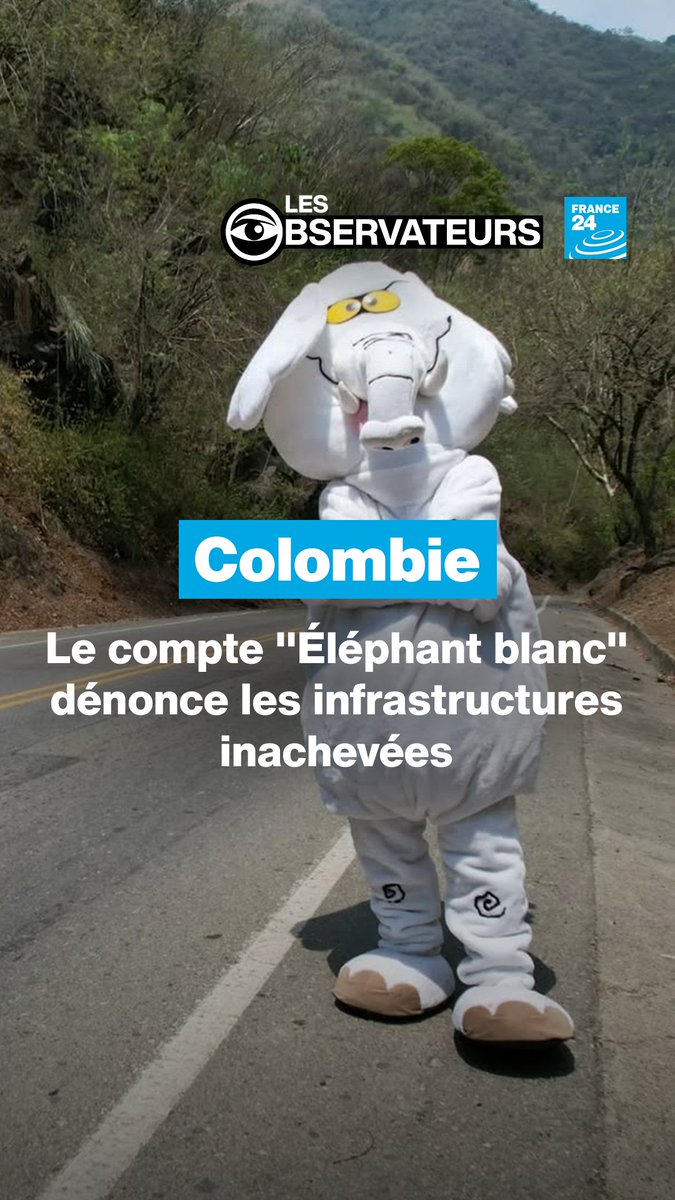 🇨🇴 En #Colombie, le compte Elefante Blanco dénonce les infrastructures inachevées, surnommées "éléphants blancs", le gaspillage de l’argent public, et les irrégularités autour de certains péages, à travers des vidéos publiées sur les réseaux sociaux et des poursuites juridiques.