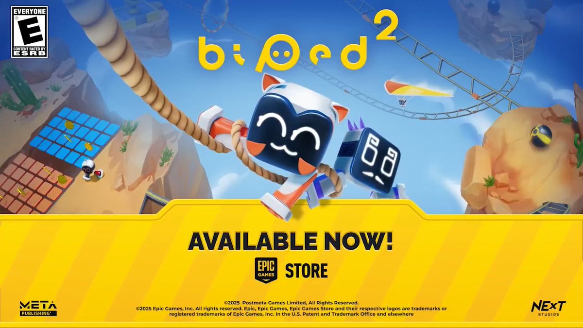 Try your friendship, trust and skills in Biped 2 and don't miss a chance to get a launch discount of 10% plus get 20% back in Epic Rewards on purchase!