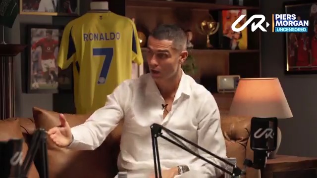 Cristiano Ronaldo tells Piers Morgan he's 'not mad' about Wayne Rooney saying Messi is a better player. 'When we used to play we had a good relationship - but we're not friends.' 📺 Piers Morgan | @cristiano