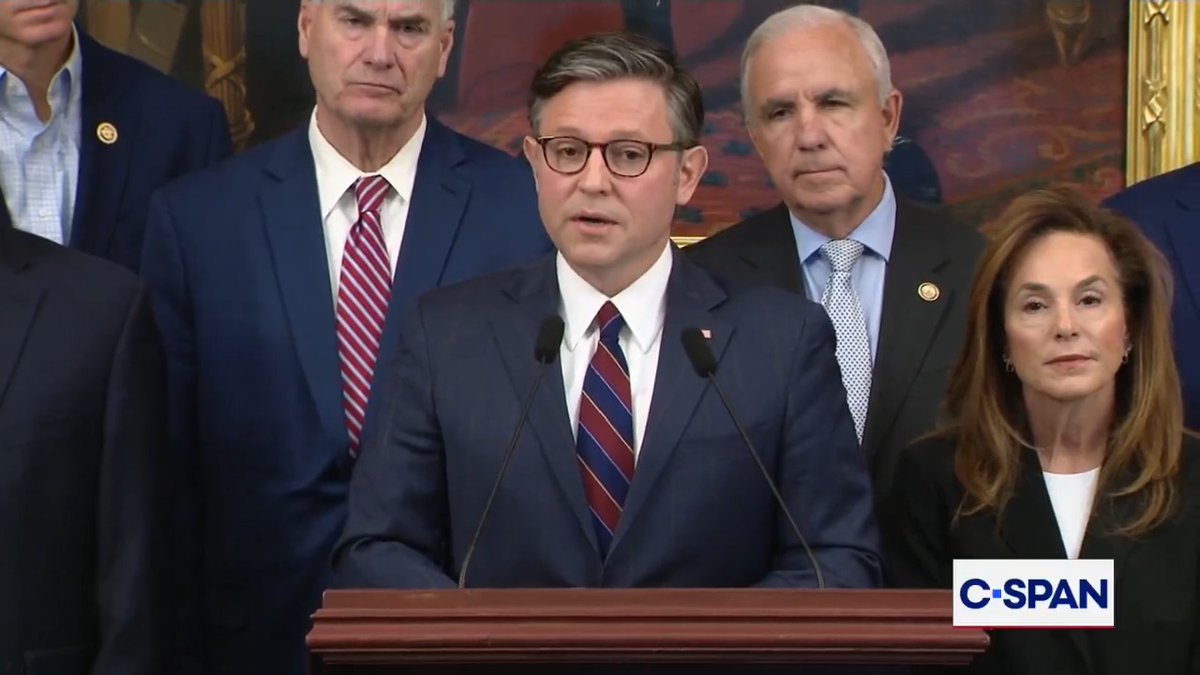 .Speaker Mike Johnson on Nancy Pelosi's retirement: “The old guard has been repudiated, and the radicals are taking over the Democratic Party… Even the famous San Francisco liberal is not far-left enough for the neo-Marxists, and we commend her for her service.”