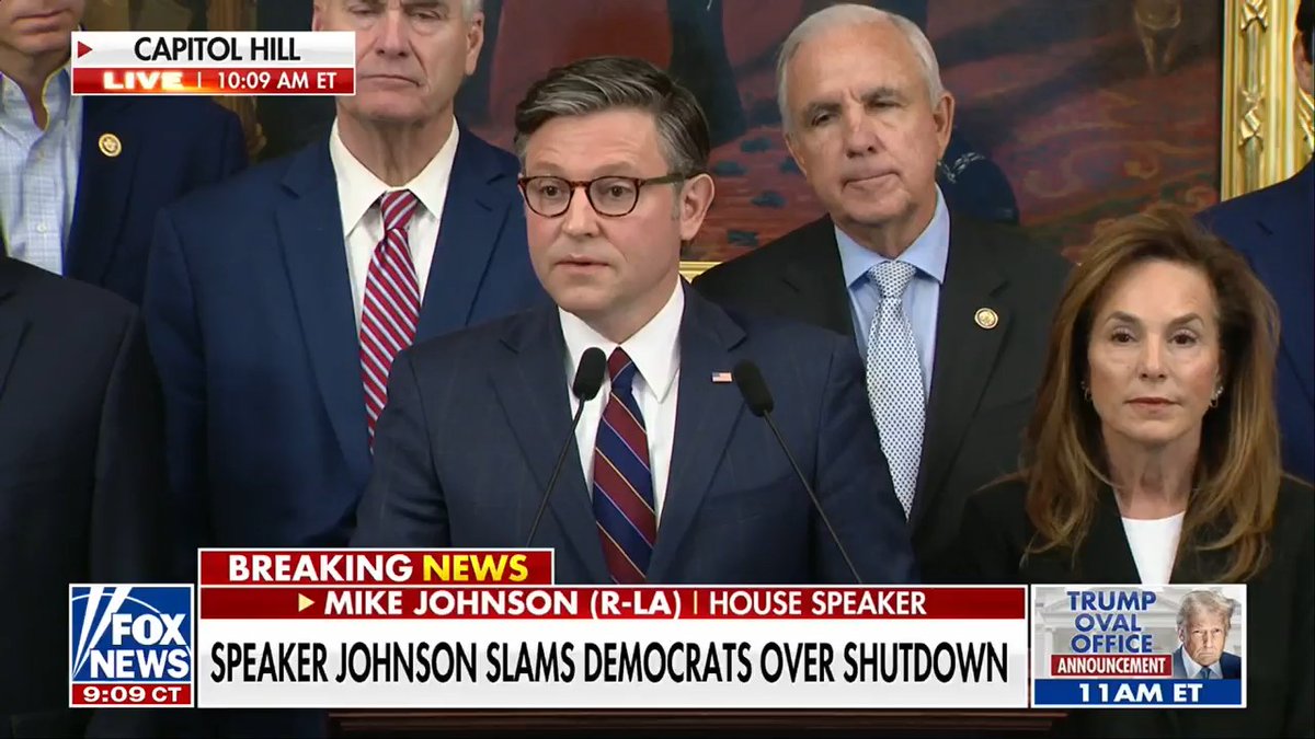 SPEAKER JOHNSON on Nancy Pelosi not seeking re-election: “Even the famous San Francisco liberal is not far left enough for the neo-Marxists.”