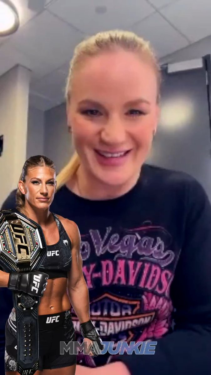 #UFC322's Valentina Shevchenko responds to Kayla Harrison's UFC White House callout. "She called Amanda, she called Ronda – for all three names, there's only one that's still active fighter. ... Definitely, it's gonna be great fight." (via Mike Bohn)