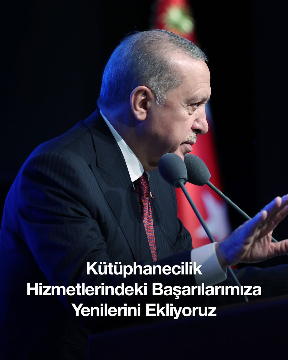 2024 sonunda Kültür Bakanlığımıza bağlı halk kütüphanelerimizdeki üye sayısını 6,7 milyona, kullanıcı sayısını 38,7 milyona, kitap sayısını 25 milyona çıkararak tüm zamanların rekorunu kırdık. Bu yıl ise güncel üye sayımız 7,6 milyona, kitap sayımız 25,6 milyona ulaştı.