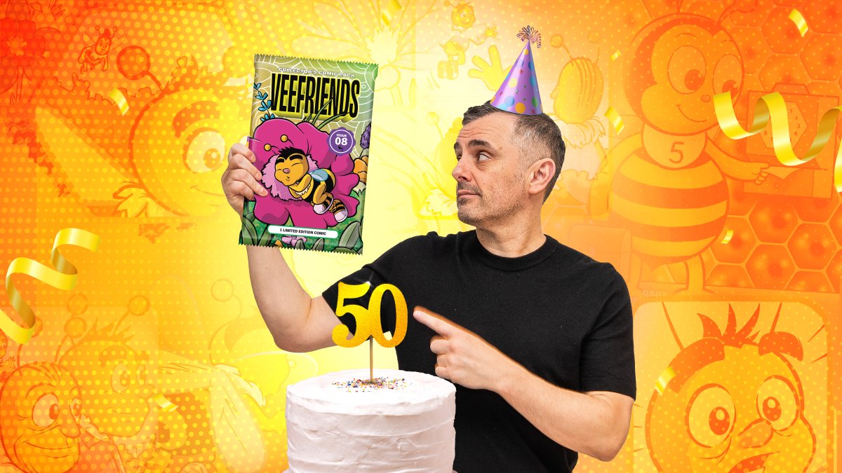 From the mind of Gary Vaynerchuk comes the heart of Gary Bee. 🐝 Introducing Comic Book #8, dropping November 14th on Gary Vaynerchuk's 50th birthday on TikTok LIVE! 🧵