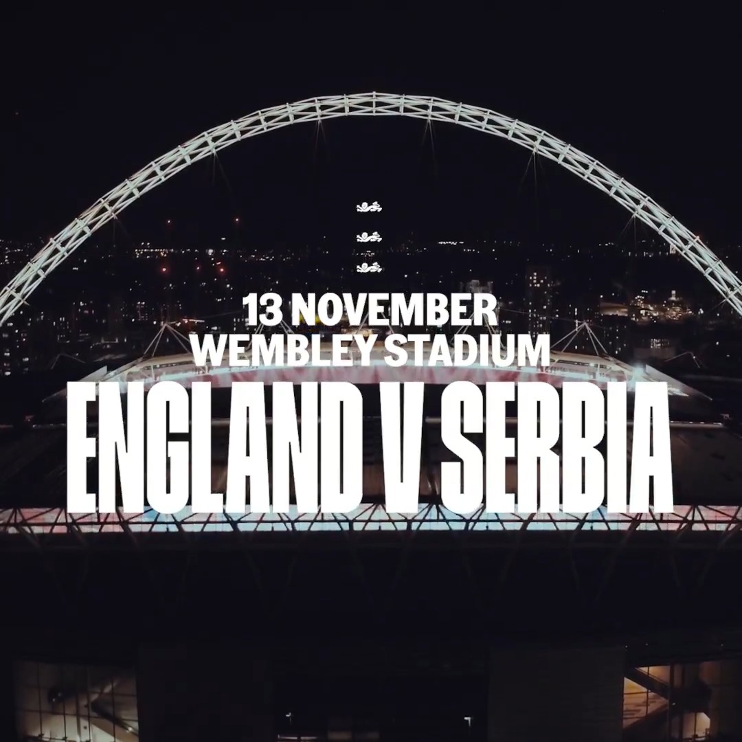 Qualification for the FIFA World Cup: secured 🔒 Join us to celebrate at @WembleyStadium in just one week for the #ThreeLions’ final home game of the year! ❤️