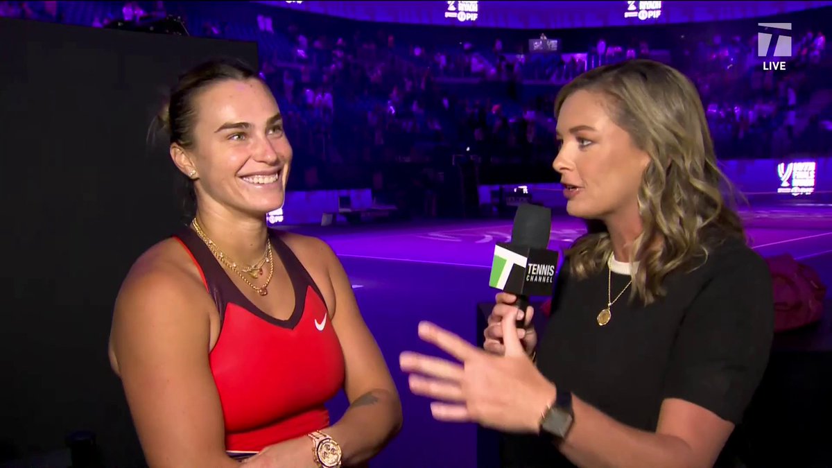 Aryna Sabalenka is undefeated going into the semis at the 2025 WTA Finals 🫢 She could bring home over $5 million if she keeps up her winning streak 😮‍💨 #WTAFinalsRiyadh