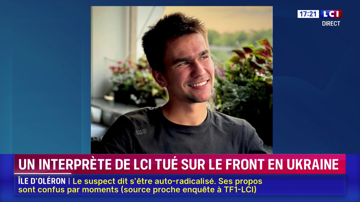 ⚫ Anton Bondarenko était l'un des fixeurs historiques de TF1-LCI en Ukraine, il a été tué sur le front par un drone russe. Toutes les équipes lui rendent hommage et adressent ses condoléances à sa famille.