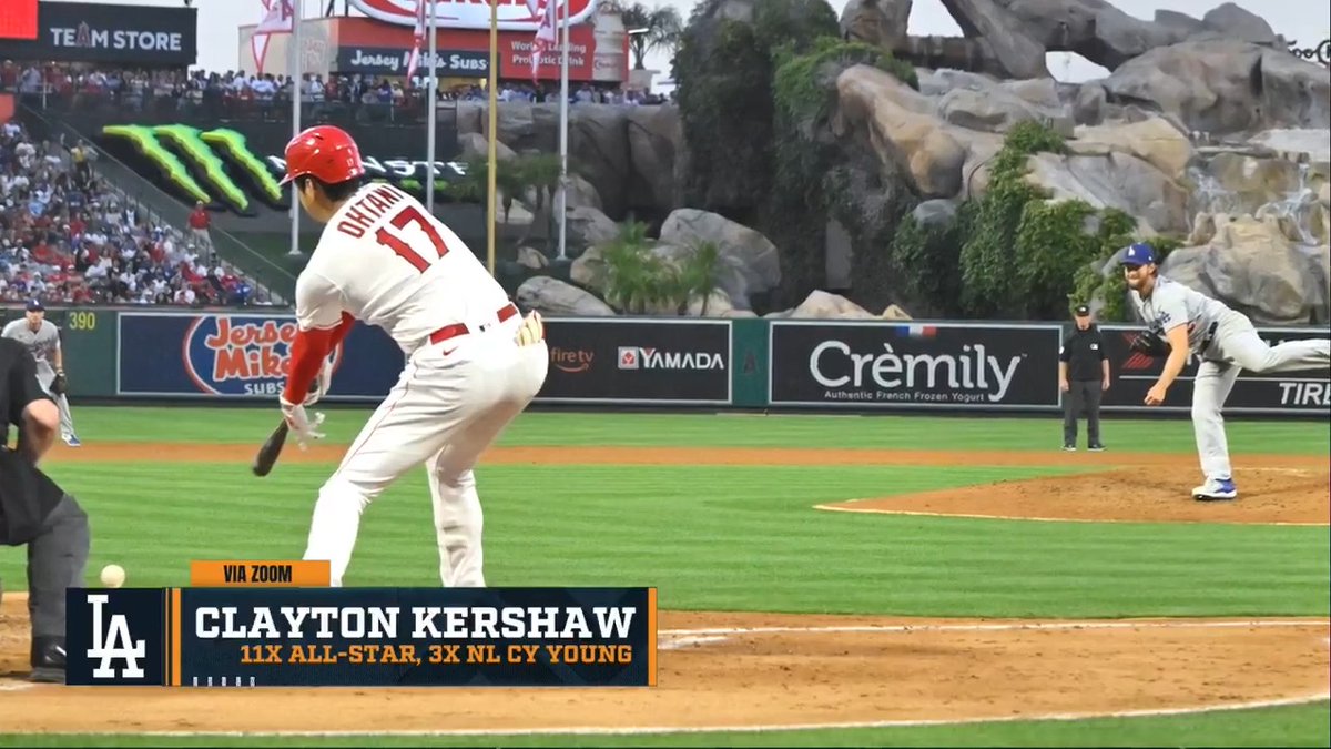 "Check the numbers! I never gave up a hit to Shohei, and I will have that for the rest of my life." 😅 – Clayton Kershaw on Shohei Ohtani going 0-11 with 4 Ks against him