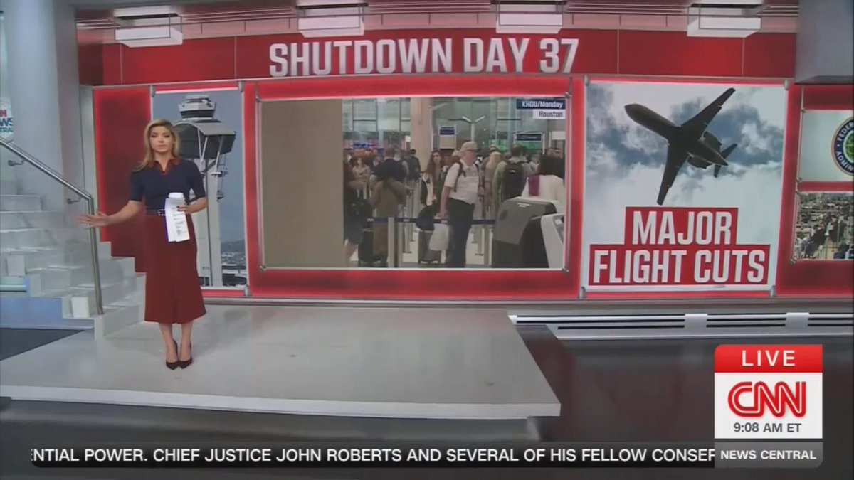 Host: The US is on the brink of a travel nightmare that will likely impact millions of people. Transportation Secretary Sean Duffy says that flight capacity is going to be reduced by 10% at 40 major airports. Critics say this is about leverage to open up the government. This is the most direct consequence of the government shutdown on air travel, and airlines are really blindsided by this directive