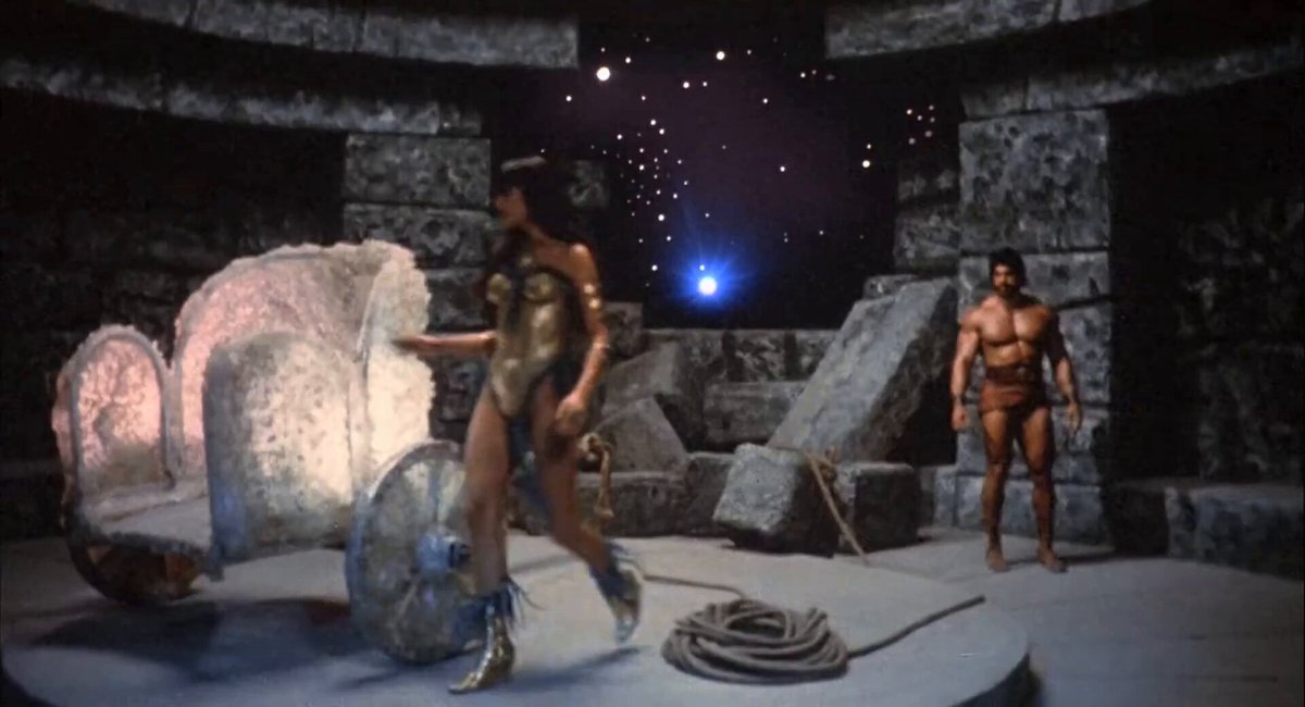 As requested by so many readers, here's Hercules flying his space chariot. This is why you don't skip leg day.