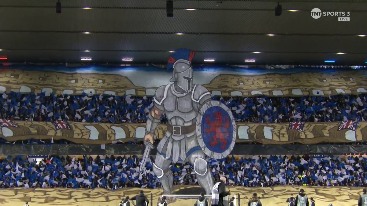 Ibrox has something of a Colosseum feel as the Rangers faithful await the men from Rome ⚔️ 🎙️ Emma Dodds 📺 TNT Sports & discovery+ UK