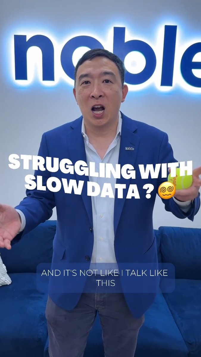Oh no! Are you struggling with sssslllooowww data? #SwitchToNoble